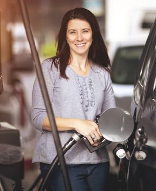 Treibstoff tanken Tankstelle Hettegger